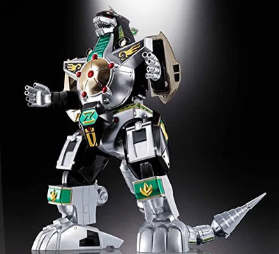 Kyouryuu Sentai Zyuranger - Dragon Caesar - Soul of Chogokin GX-78 (Bandai)ㅤ – Bandai – ActionFigureBrasil — ângulo diferente
