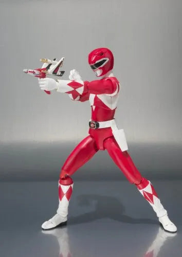 Kyouryuu Sentai Zyuranger - Mighty Morphin Power Rangers - Red Ranger - Tyrannoranger - S.H.Figuarts (Bandai)ㅤ – Bandai – ActionFigure Brasil — embalagem