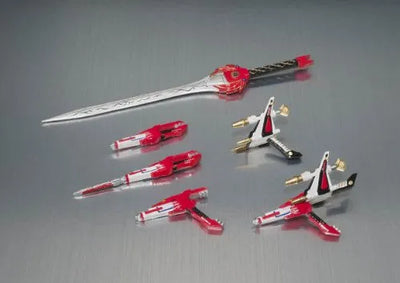 Kyouryuu Sentai Zyuranger - Mighty Morphin Power Rangers - Red Ranger - Tyrannoranger - S.H.Figuarts (Bandai)ㅤ – Bandai – ActionFigure Brasil — ângulo diferente