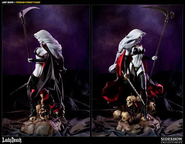 Lady Death 1/4 Scale Premium Figure - Lady Deathㅤ – Sideshow Collectibles – ActionFigure Brasil