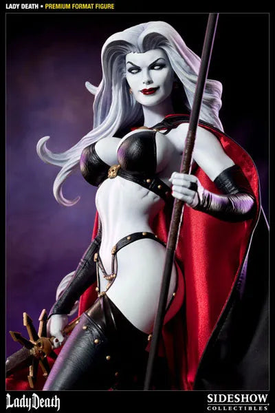Lady Death 1/4 Scale Premium Figure - Lady Deathㅤ – Sideshow Collectibles – ActionFigure Brasil