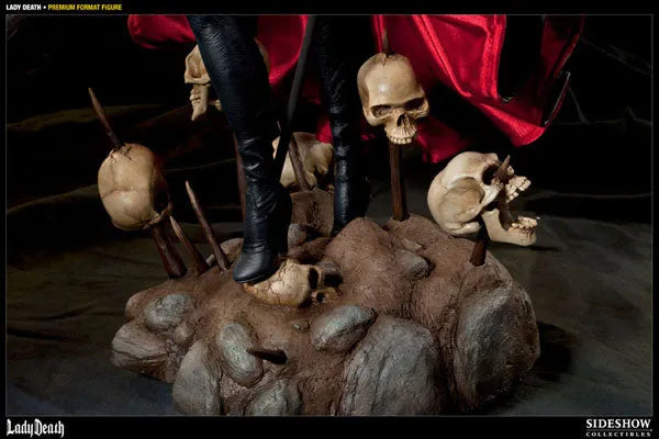 Lady Death 1/4 Scale Premium Figure - Lady Deathㅤ – Sideshow Collectibles – ActionFigure Brasil
