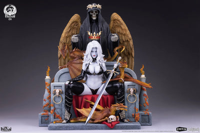 Lady Death Deluxe Version - LIMITED EDITION: 400 (Deluxe Version) – PCS – ActionFigure Brasil — iluminação de estúdio