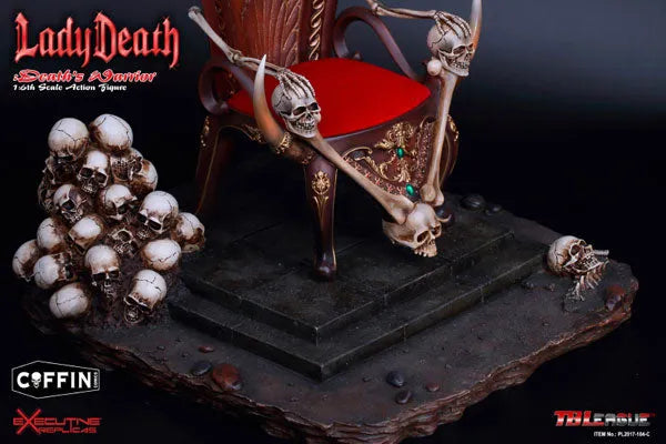 Lady Death - Lady Death Death's Warrior ver.2 Base & Throne 1/6 Accessoryㅤ – Executive Replicas – ActionFigure Brasil