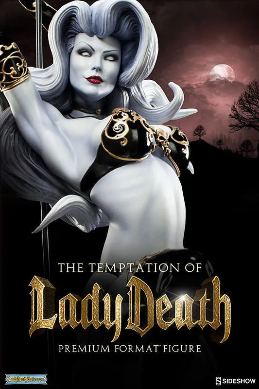 Lady Death - Premium Format Figure: Lady Death (Temptation Ver.)ㅤ – Sideshow Collectibles – ActionFigure Brasil