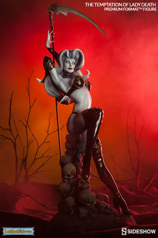 Lady Death - Premium Format Figure: Lady Death (Temptation Ver.)ㅤ – Sideshow Collectibles – ActionFigure Brasil