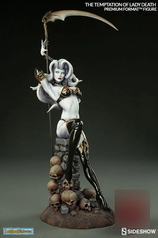 Lady Death - Premium Format Figure: Lady Death (Temptation Ver.)ㅤ – Sideshow Collectibles – ActionFigure Brasil