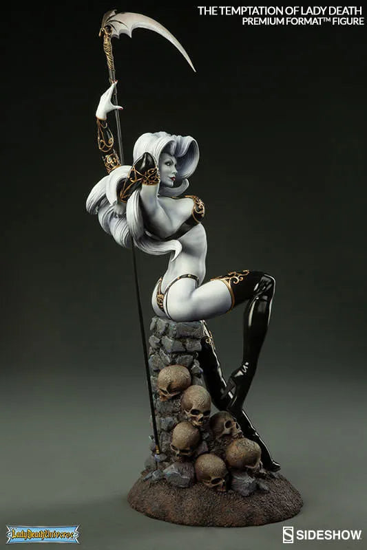 Lady Death - Premium Format Figure: Lady Death (Temptation Ver.)ㅤ – Sideshow Collectibles – ActionFigure Brasil