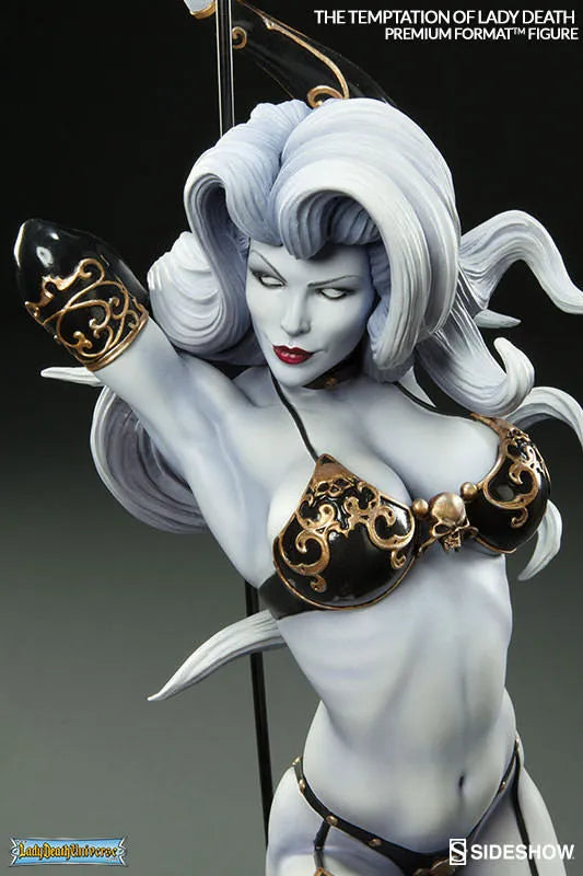 Lady Death - Premium Format Figure: Lady Death (Temptation Ver.)ㅤ – Sideshow Collectibles – ActionFigure Brasil