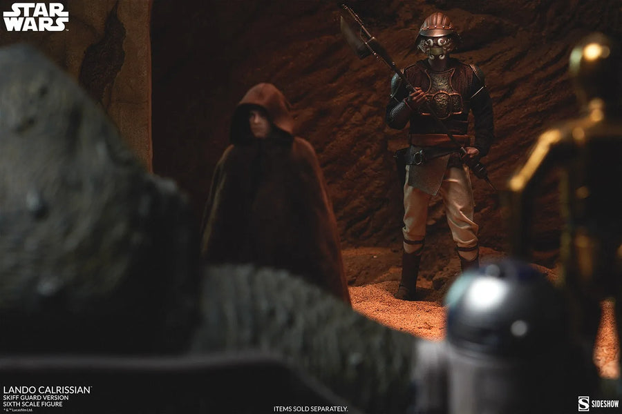 Lando Calrissian (Skiff Guard Version) – Sideshow Collectibles – ActionFigure Brasil