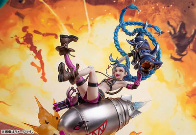League of Legends - Jinx - 1/7 (Myethos)ㅤ – Myethos – ActionFigure Brasil — close