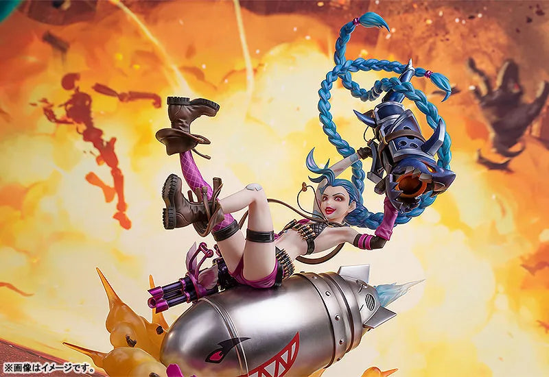 League of Legends - Jinx - 1/7 (Myethos)ㅤ – Myethos – ActionFigure Brasil