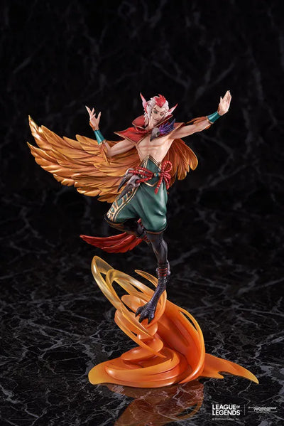 League of Legends - Rakan - 1/7 (HOBBY MAX)ㅤ – Hobby Max – ActionFigure Brasil — com base expositora