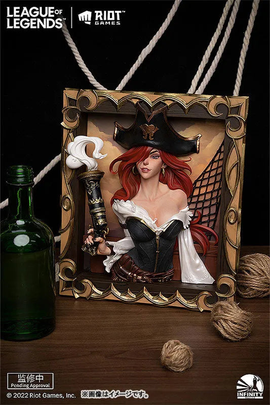 League of Legends The Bounty Hunter - Miss Fortune - 3D Frame (Infinity Studio)ㅤ – Infinity Studio – ActionFigure Brasil