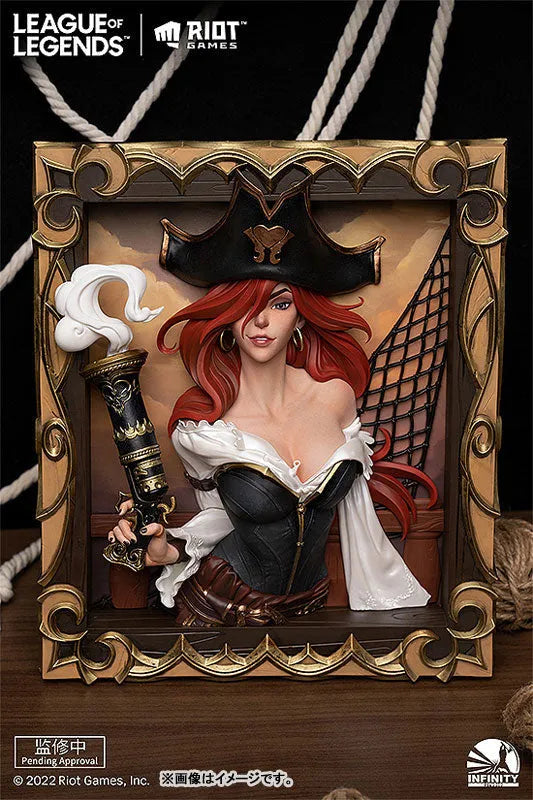League of Legends The Bounty Hunter - Miss Fortune - 3D Frame (Infinity Studio)ㅤ – Infinity Studio – ActionFigure Brasil