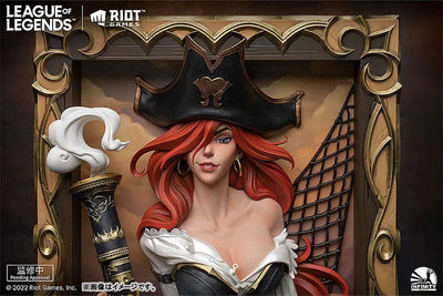 League of Legends The Bounty Hunter - Miss Fortune - 3D Frame (Infinity Studio)ㅤ – Infinity Studio – ActionFigureBrasil — com base expositora