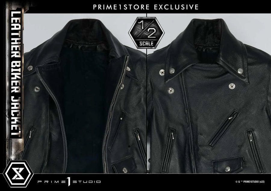 Leather Biker Jacket (Regular Version) PRIME1STUDIO – Prime1Studio – ActionFigure Brasil