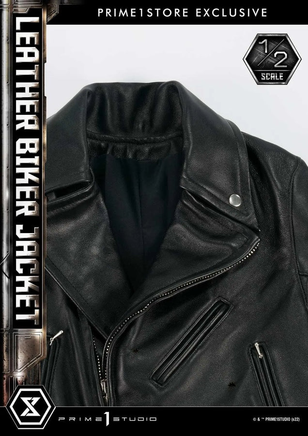 Leather Biker Jacket (Regular Version) PRIME1STUDIO – Prime1Studio – ActionFigure Brasil