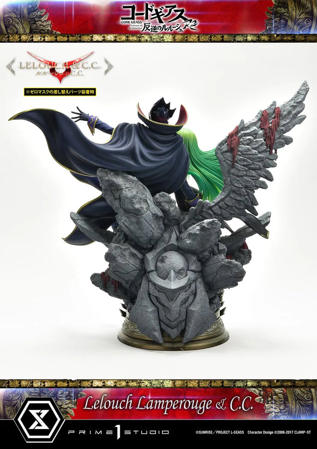 Lelouch Lamperouge & C.C. (Lelouch Lamperouge & C.C.Regular Version) CODE GEASS Lelouch of the Rebellion R2 – Prime1Studio – ActionFigure Brasil
