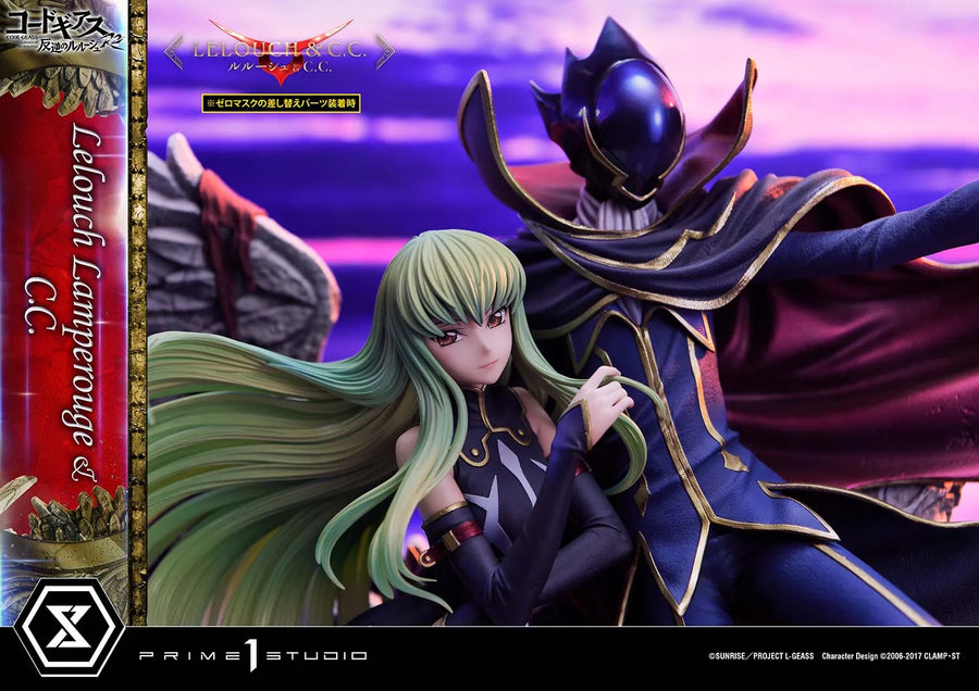 Lelouch Lamperouge & C.C. (Lelouch Lamperouge & C.C.Regular Version) CODE GEASS Lelouch of the Rebellion R2 – Prime1Studio – ActionFigure Brasil