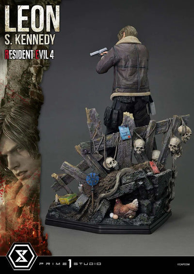 Leon S. Kennedy (Bonus Version) Resident Evil 4 – Prime1Studio – ActionFigure Brasil