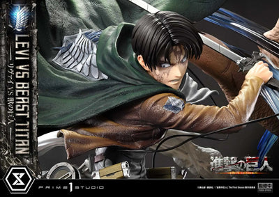 Levi versus Beast Titan (Bonus Version) TV animation Attack on Titan – Prime1Studio – ActionFigure Brasil