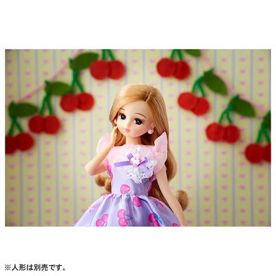Licca-chan - Doll Clothes - LW-03 - Sweet Cherry (Takara Tomy)ㅤ – Takara Tomy – ActionFigure Brasil — ângulo diferente