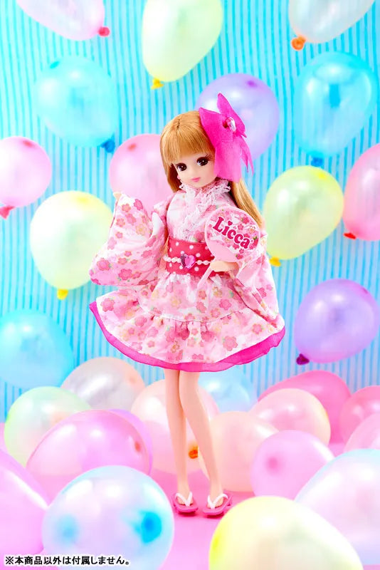 Licca-chan Dress - Omatsuri Pink (DOLL ACCESSORY)ㅤ – Takara Tomy – ActionFigure Brasil