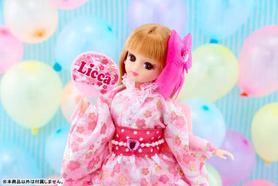 Licca-chan Dress - Omatsuri Pink (DOLL ACCESSORY)ㅤ – Takara Tomy – ActionFigure Brasil — ângulo diferente