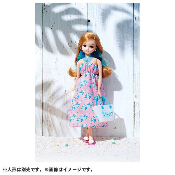 Licca-chan LW-13 Gingham Checker & Flower Swimsuit Setㅤ – Takara Tomy – ActionFigureBrasil