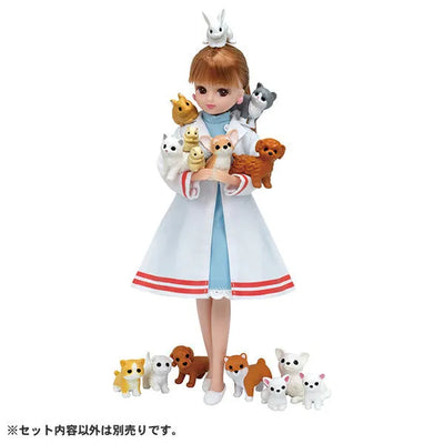Licca-chan Puppy Kitty X-ray! Licca-chan Vet Clinicㅤ – Takara Tomy – ActionFigureBrasil — ângulo diferente