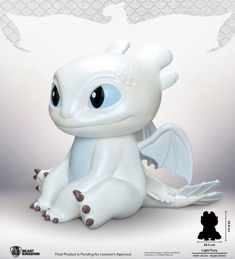 Light Fury Vinyl Piggy Bank – Beast Kingdom – ActionFigure Brasil
