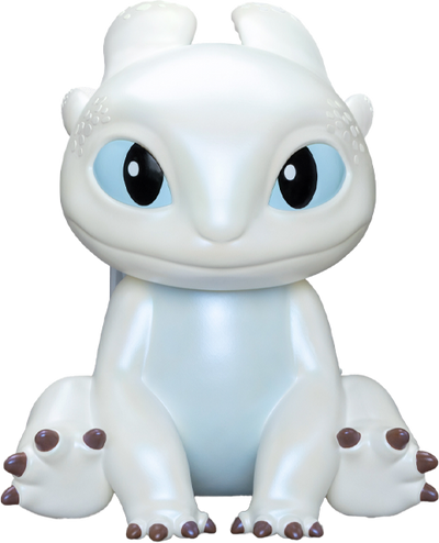 Light Fury Vinyl Piggy Bank – Beast Kingdom – ActionFigure Brasil — close