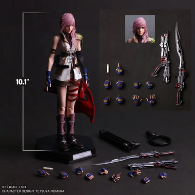 Lightning – Square Enix – ActionFigure Brasil — detalhe do produto