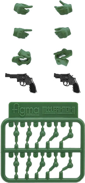 Little Armory (LA-OP07) - figma Tactical Glove 2 Revolver Set - Green (Tomytec)ㅤ – Tomytec – ActionFigure Brasil