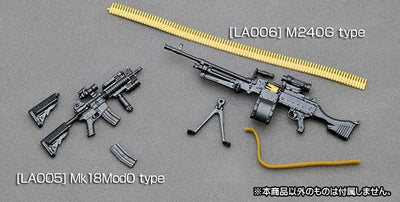 Little Armory LA006 - M240G - 1/12 (Tomytec)ㅤ – Tomytec – ActionFigureBrasil — com base expositora