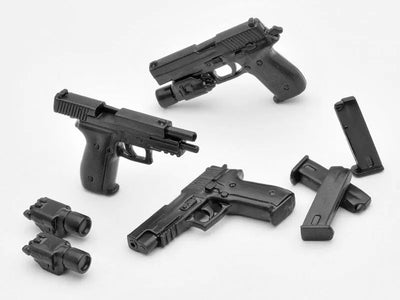 Little Armory (LA007) - P226 & P228 - 1/12 - 2024 Re-release (Tomytec)ㅤ – Tomytec – ActionFigureBrasil — ângulo diferente