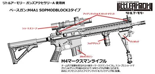 Little Armory LD020 - Guns Accessory A - 1/12 - 2025 Re-release (Tomytec)ㅤ – Tomytec – ActionFigureBrasil