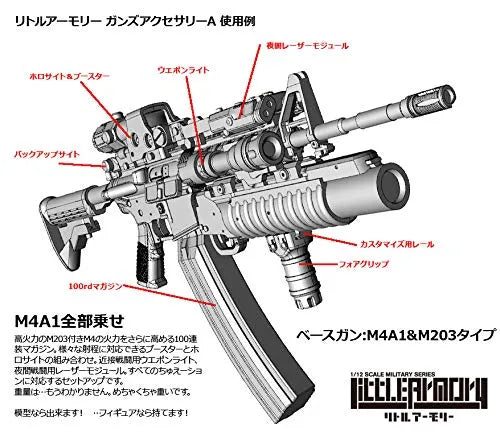Little Armory LD020 - Guns Accessory A - 1/12 - 2025 Re-release (Tomytec)ㅤ – Tomytec – ActionFigureBrasil