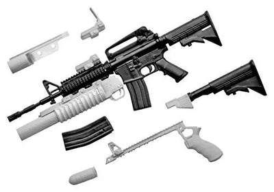 Little Armory - Little Armory LA025 - M4A1 & M203 - 1/12 (Tomytec)ㅤ – Tomytec – ActionFigureBrasil