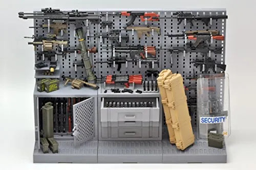 Little Armory - Little Armory LD008 - Gun Rack C - 1/12 (Tomytec)ㅤ – Tomytec – ActionFigure Brasil
