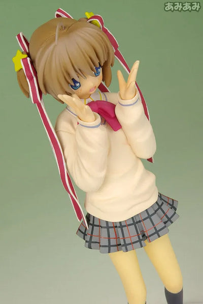 Little Busters! - Kamikita Komari - Resinya! - 1/6 - GEE! Limited Pink Stripe Ver. (Cospa)ㅤ – Cospa – ActionFigureBrasil — com base expositora