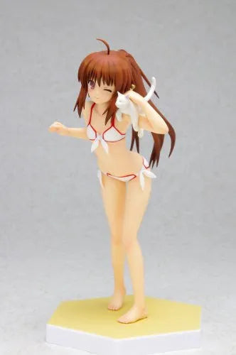 Little Busters! - Lennon - Natsume Rin - Beach Queens - 1/10 - Swimsuit ver. (Wave)ㅤ – Wave – ActionFigure Brasil — ângulo diferente