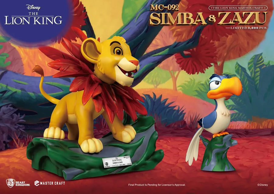 Little Simba & Zazu - LIMITED EDITION: 3000 – Beast Kingdom – ActionFigure Brasil
