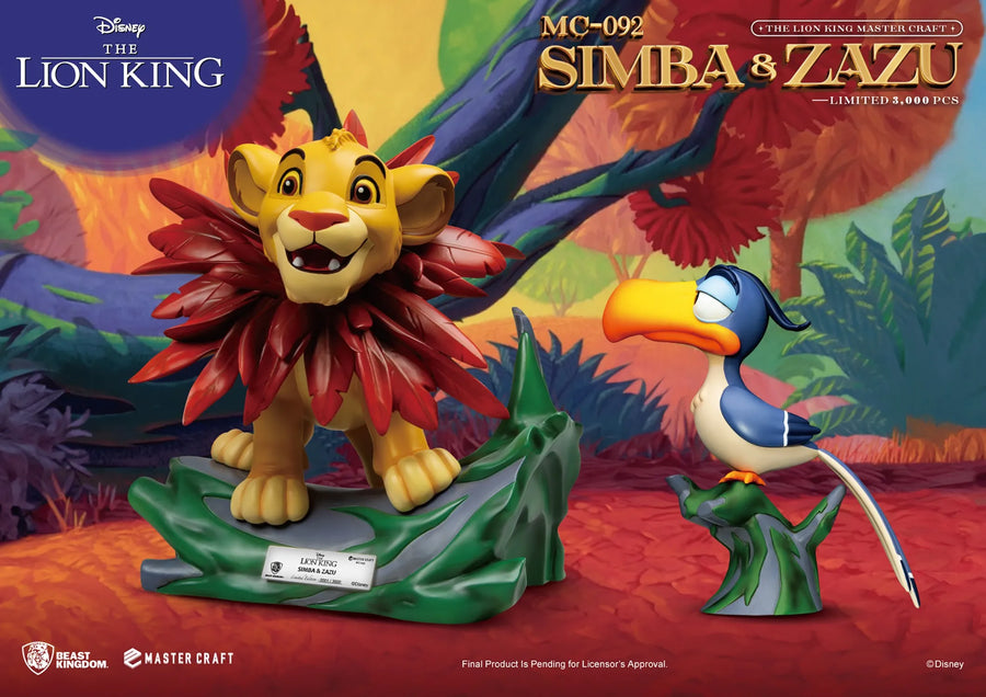 Little Simba & Zazu - LIMITED EDITION: 3000 – Beast Kingdom – ActionFigure Brasil