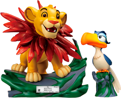 Little Simba & Zazu - LIMITED EDITION: 3000 – Beast Kingdom – ActionFigure Brasil