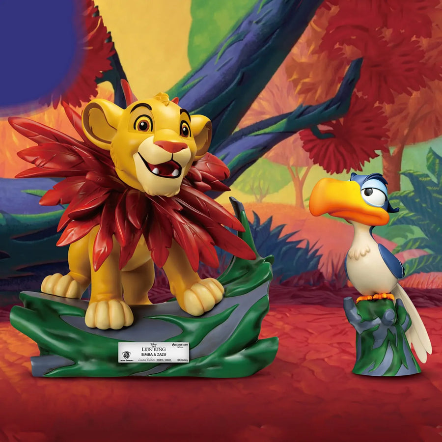 Little Simba & Zazu - LIMITED EDITION: 3000 – Beast Kingdom – ActionFigure Brasil
