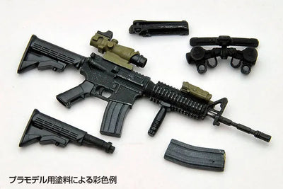 LittleArmory LA001 1/12 M4A1 Type Plastic Modelㅤ – Tomytec – ActionFigureBrasil — acessórios