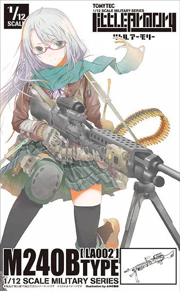 LittleArmory LA002 1/12 M240B Type Plastic Modelㅤ – Tomytec – ActionFigureBrasil — ângulo diferente