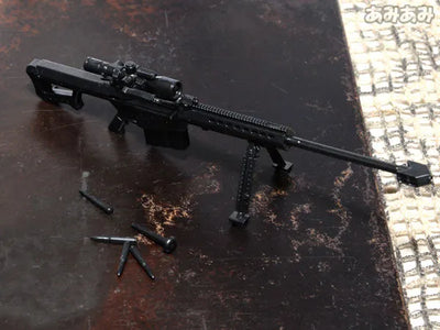 LittleArmory LA011 1/12 M82A1 Type Plastic Modelㅤ – Tomytec – ActionFigureBrasil — com base expositora